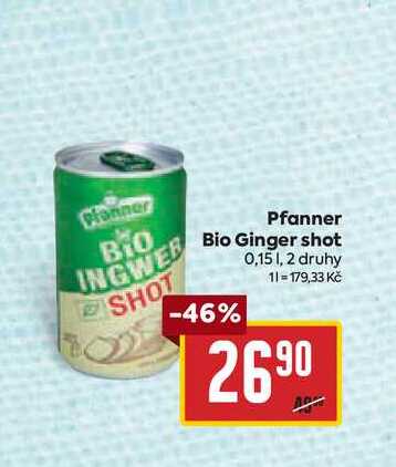Pfanner Bio Ginger shot 0,15l