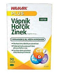 Walmark® Vápník Hořčík Zinek OSTEO 90 tablet