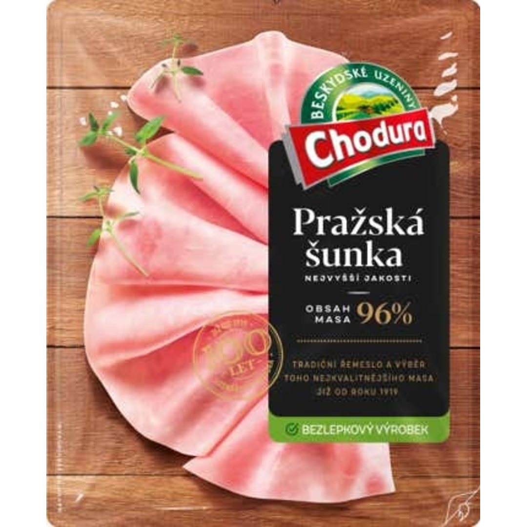 Chodura Pražská šunka nejvyšší jakosti (96% masa)