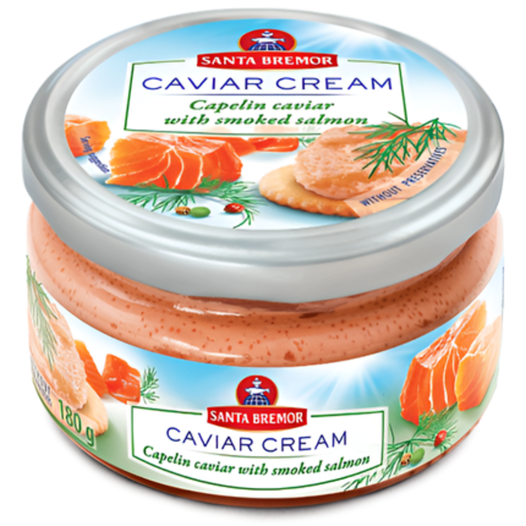 Santa Bremor Pochoutkový kaviár "Caviar Cream" s uzeným lososem