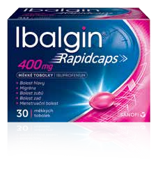Ibalgin® Rapidcaps 400 mg měkké tobolky 30 tob