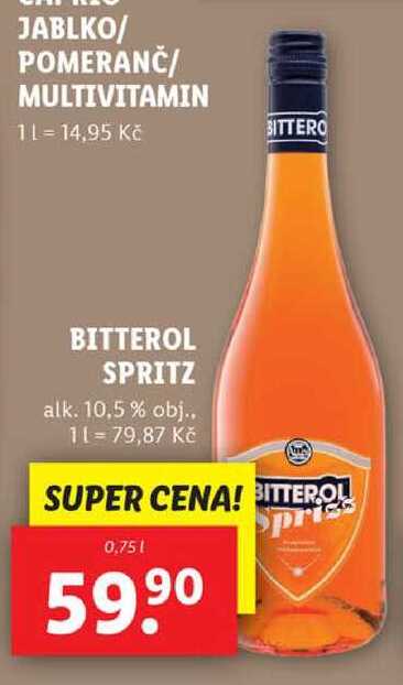 BITTEROL SPRITZ, 0,75 l