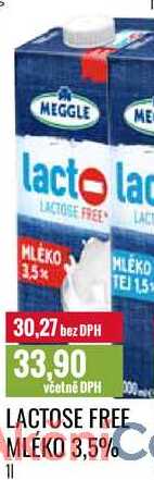LACTOSE FREE MLÉKO 3,5% 1l