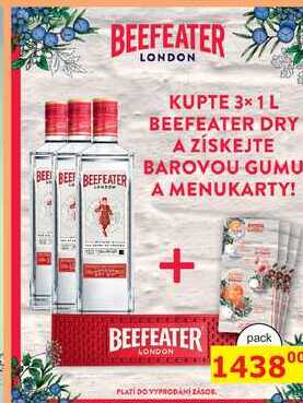 Beefeater London dry gin 3x70cl