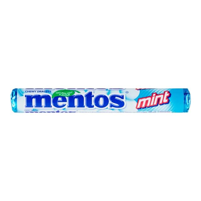 Mentos Mint Dražé se žvýkací náplní
