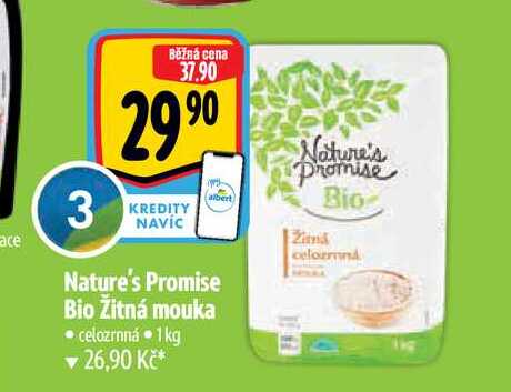   Nature's Promise Bio žitná mouka  1 kg