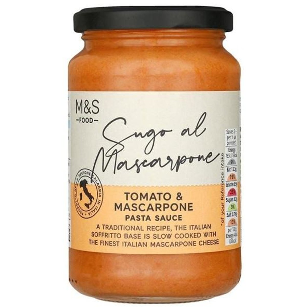 Marks & Spencer Rajčatová omáčka na těstoviny s Mascarpone a olivovým olejem