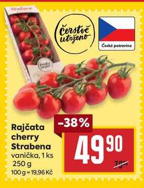 Rajčata cherry Strabena vanička, 1 ks 250 g 