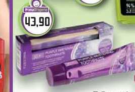 XOC Purple bělící pasta 100ml + kartáček