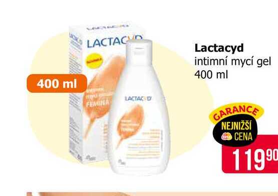 Lactacyd intimní mycí gel 400 ml 