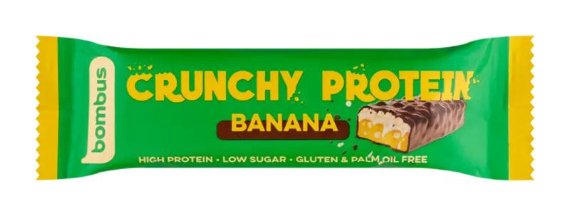 Bombus Proteinová tyčinka Crunchy Banana, 50 g
