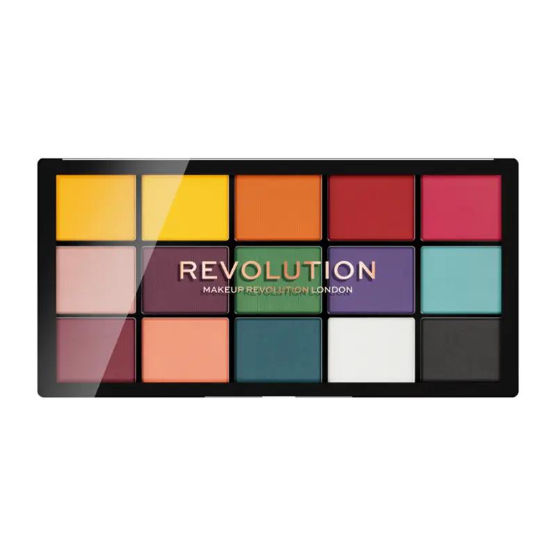 Makeup Revolution Paletka očních stínů Re-Loaded Marvellous Mattes, 1 ks