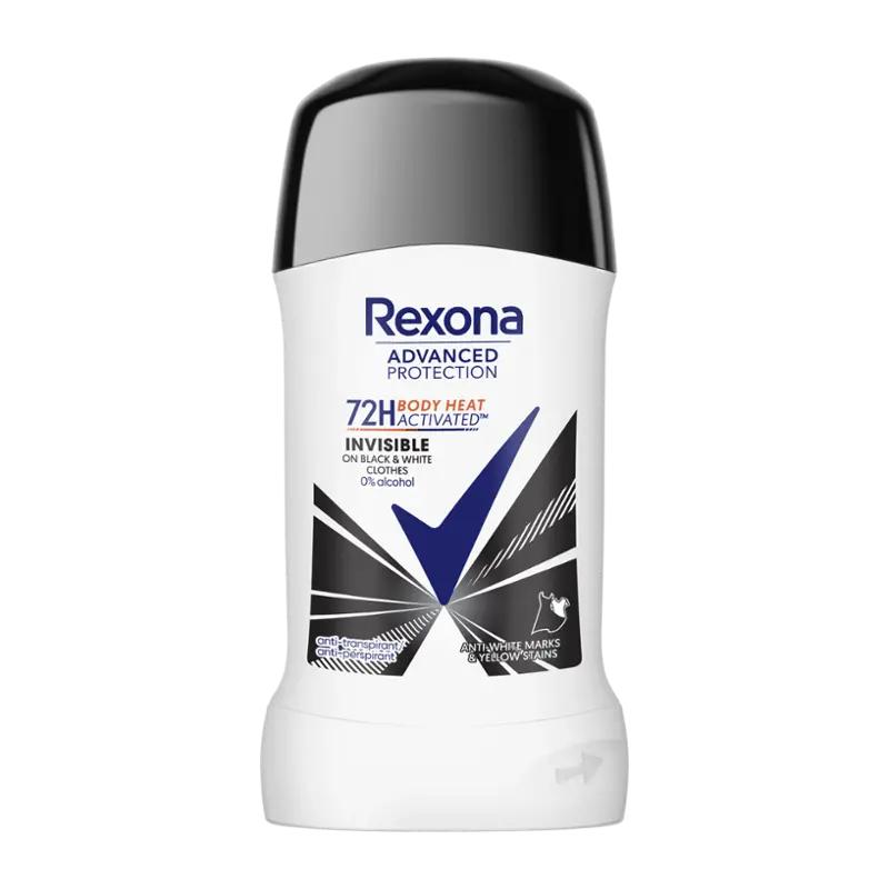Rexona Antiperspirant tuhý pro ženy Invisible Black & White, 50 ml
