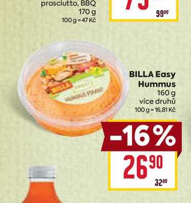 BILLA Easy Hummus 160 g 