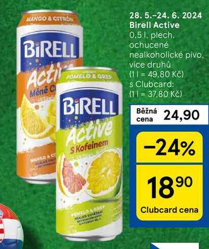 Birell Active, 0.5 1. plech
