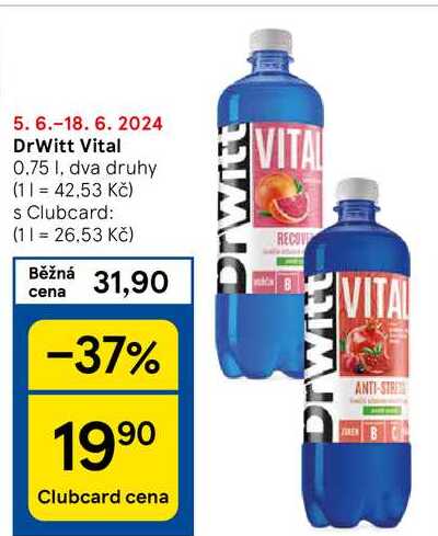 DrWitt Vital, 0.75 l, dva druhy