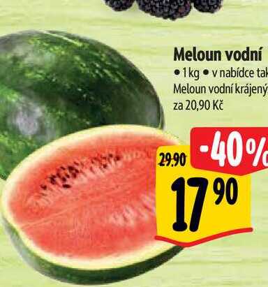  Meloun vodní krájený  1 kg 