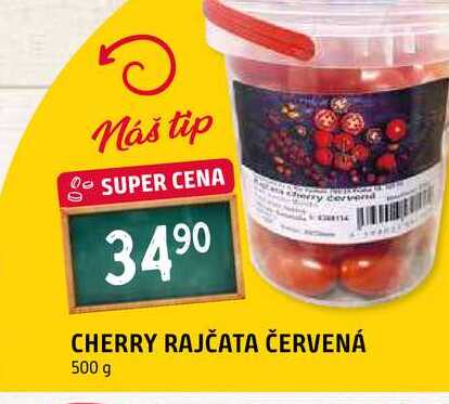 Rajčata Cherry ěervená 500 g