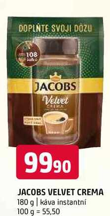 Jacobs Velvet instantní káva 180g