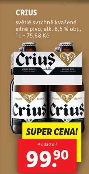 CRIUS, 4x 330 ml
