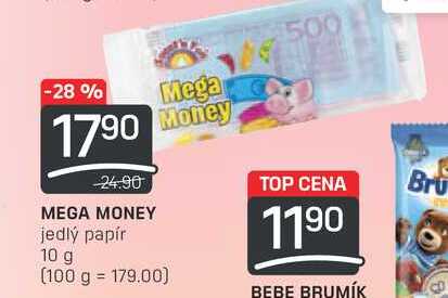 MEGA MONEY jedlý papír 10 g