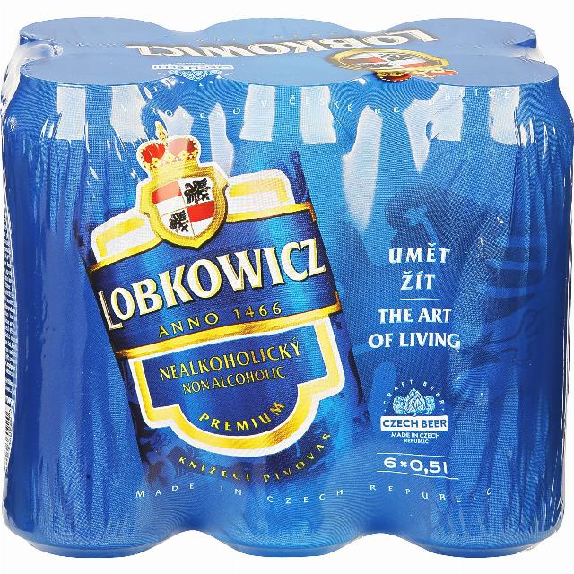 Lobkowicz Premium Nealko Pivo světlé nealkoholické