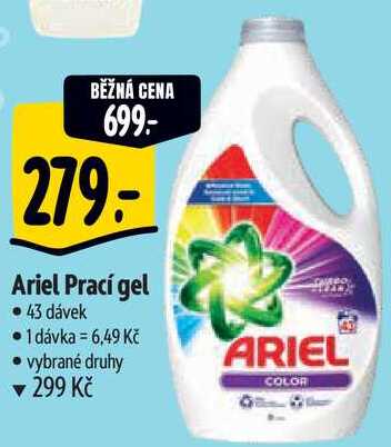 Ariel Prací gel, 43 dávek