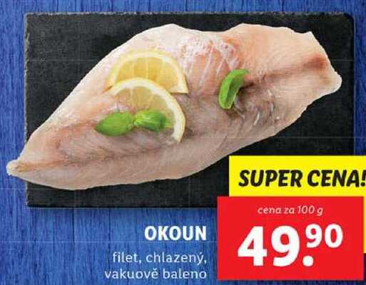 OKOUN, cena za 100 g