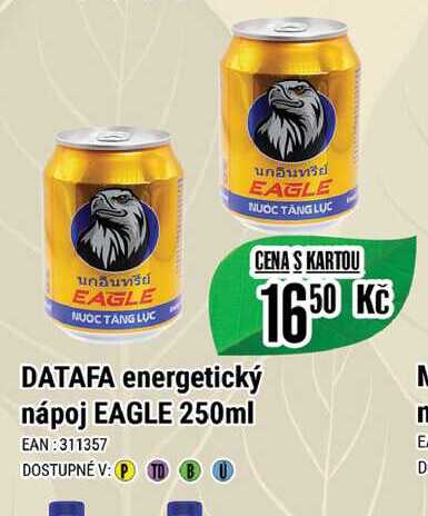 DATAFA energetický nápoj EAGLE 250ml  
