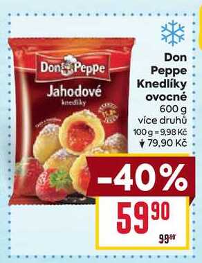 Don Peppe Knedlíky ovocné 600 g
