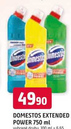 DOMESTOS EXTENDED POWER 750 ml 