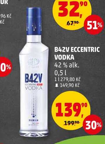 B42V Vodka 42% alk. 0,5l