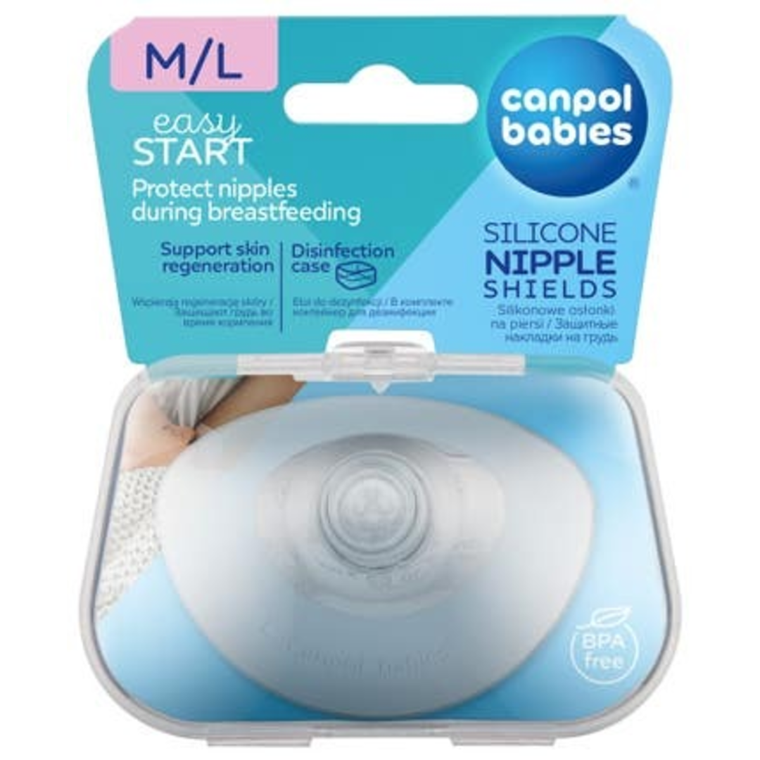 Canpol babies Chránič prsní bradavky EasyStart univerzální, vel. M/L