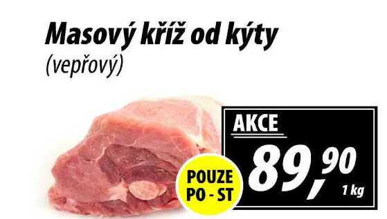 Masový kříž od kýty (vepřový), 1 kg