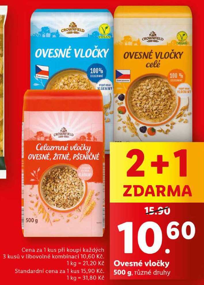Ovesné vločky, 500 g