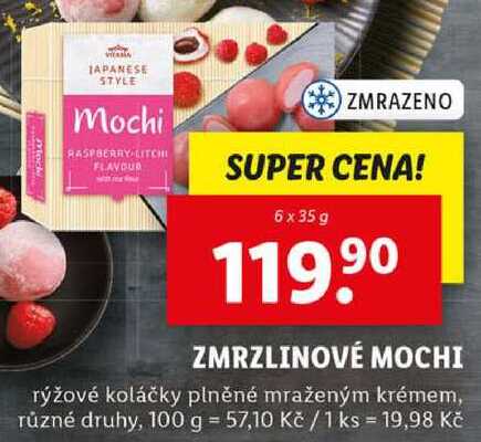 ZMRZLINOVÉ MOCHI, 6x 35 g