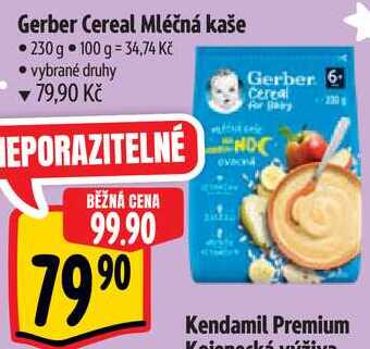 Gerber Cereal Mléčná kaše, 230 g
