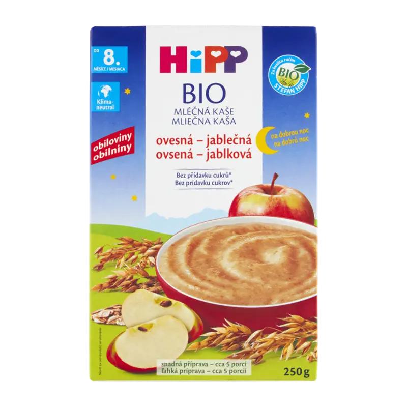 HiPP BIO Mléčná ovesná kaše na dobrou noc jablečná, 250 g