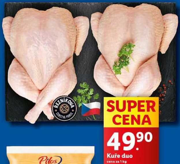 Kuře, cena za 1 kg