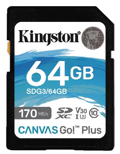 KINGSTON SD Class 10 SDG3 64GB, 1 KS