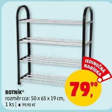 BOTNÍK rozměr cca 50 x 65 x 19 cm, 1 ks  