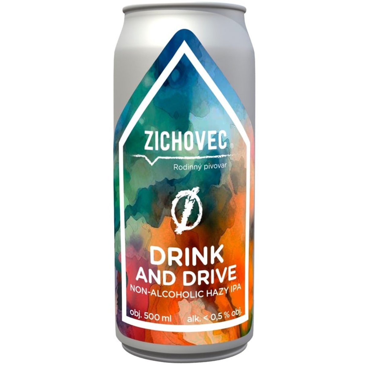 Zichovec Drink and Drive nealkoholické pivo plech