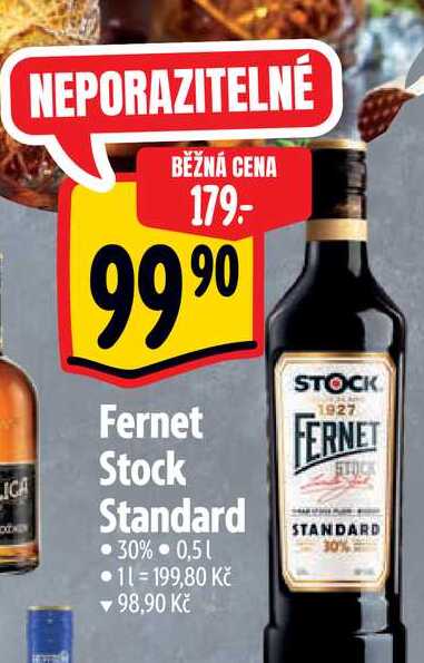 Fernet Stock Standard 30% 0,5l