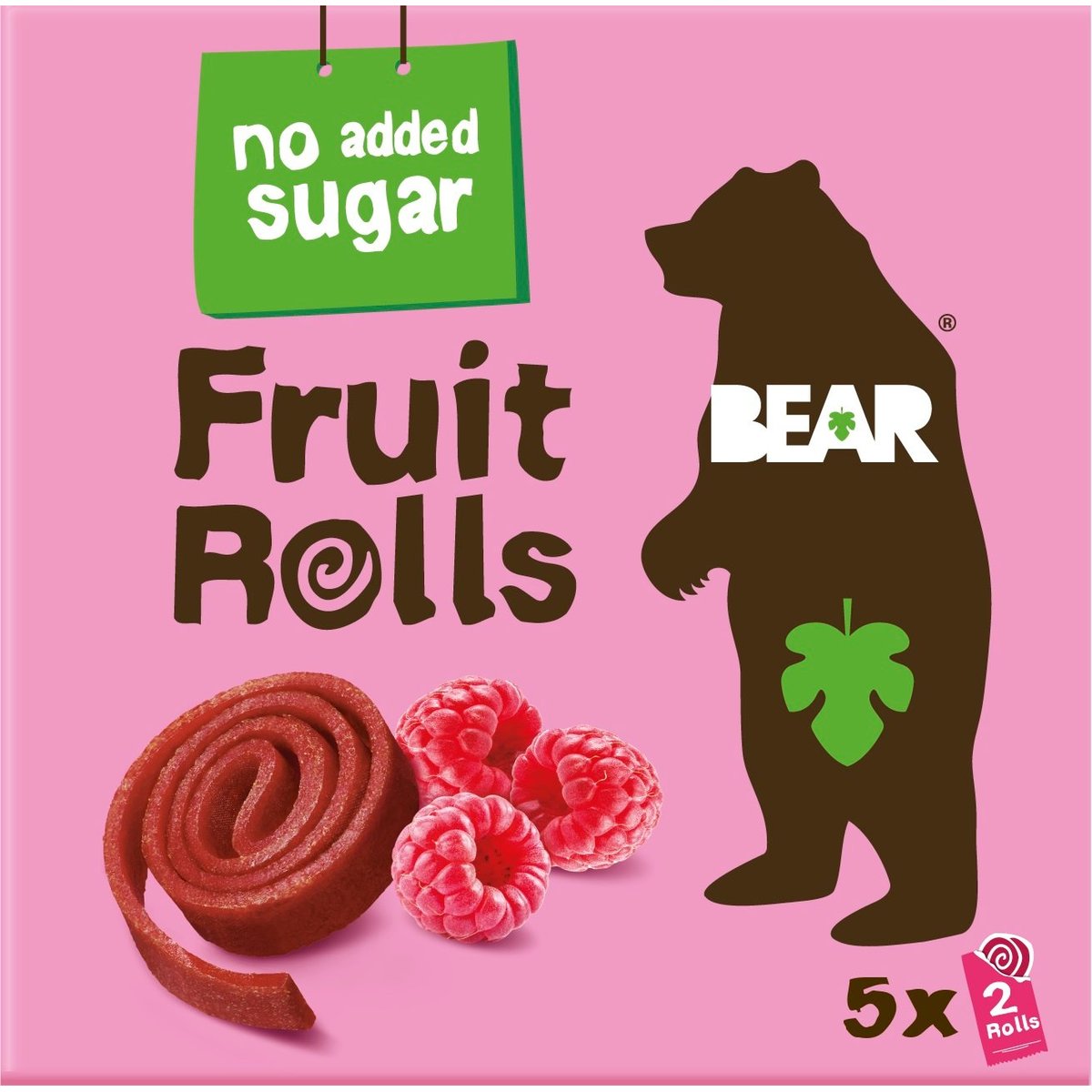 Bear Fruit Rolls ovocné rolované plátky malina 5×20 g