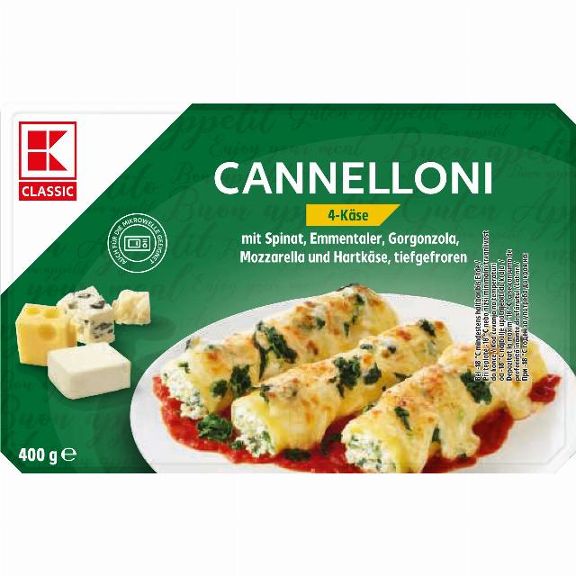 K-Classic Cannelloni čtyři druhy sýrů