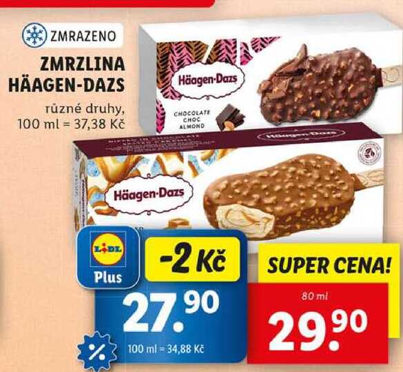 ZMRZLINA HÄAGEN-DAZS, 80 ml