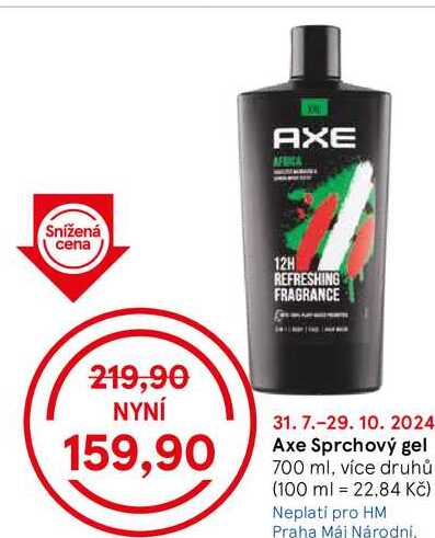 Axe Sprchový gel, 700 ml