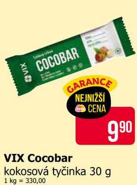 VIX Cocobar kokosová tyčinka 30 g