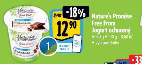  Nature's Promise Free From Jogurt ochucený •150 g  