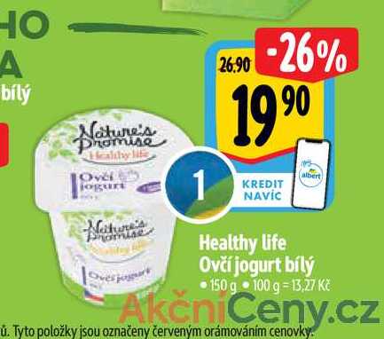   Healthy life Ovčí jogurt bílý 150 g 